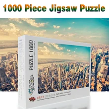 Пейзаж деревянные головоломки 1000/1500 штук Нью-Йорк головоломки взрослые детские развивающие игрушки Пазлы для взрослых