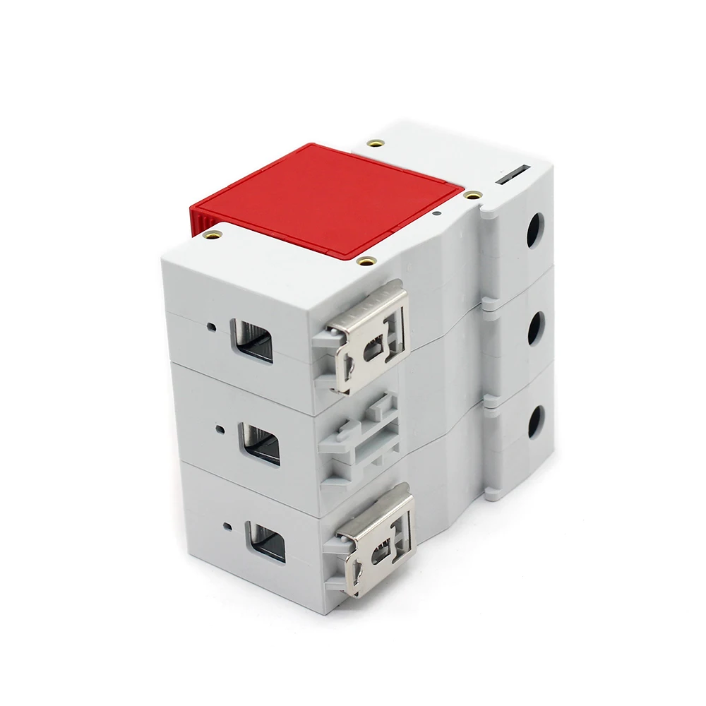 B100 3P 60KA ~ 100KA 275V AC 2P + N SPD дом Защита от перенапряжения защитное Низковольтное