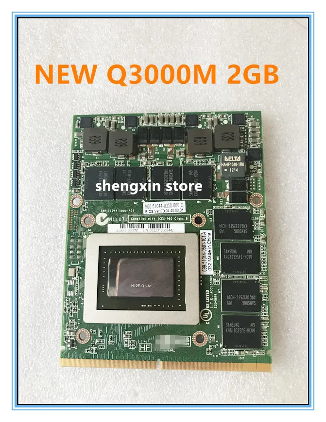 Видеокарта Quadro Q3000m 2 Гб N12E Q1 A1 VGA для ноутбука DELL M6600 M6700 M15X HP 8760 Вт 8770 8740 Вт|Карты