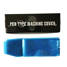 Постоянный макияж 200 шт./кор. одноразовые бровей губ Ротари татуировки ручка Тип Обложки сумка голубой цвет для татуировки питания