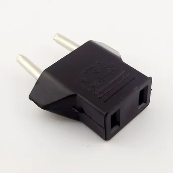

1pcs Travel Charger Wall AC Power Plug Adapter Converter US USA to EU Europe EURO