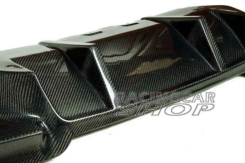 DTM стиль Реальные углеродного волокна задний диффузор спойлер для BMW 5-SERIES F10 M5 бампер 2011UP B095