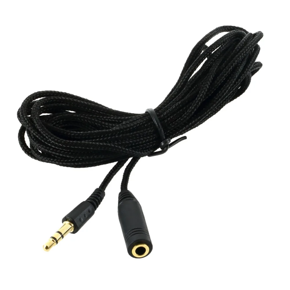 10ft 3.5mm Headphone Stereo Female to Male Extension Cable Cord For Mp4
