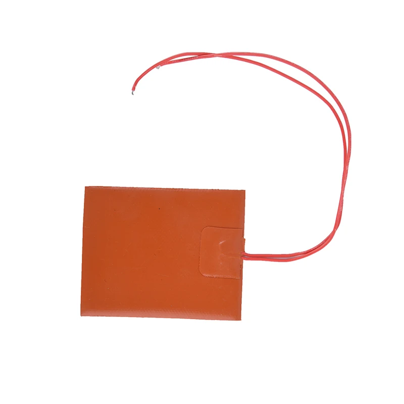 80x100mm 12V DC 20W Silicone Heated Bed Heating Pad For 3D Printer Parts Flexible Waterproof