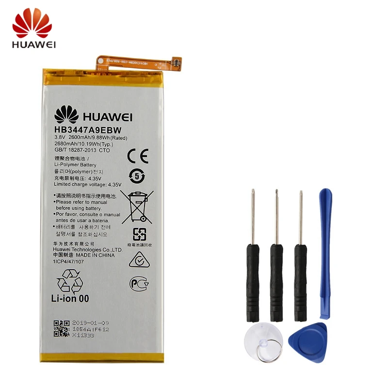 

HUAWEI HB3447A9EBW Genuine Battery For Huawei P8 2680mAh Authentic Replacement Battery