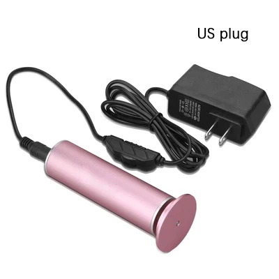 Электрический полировщик для ног пилка для ног удаление натоптышей Педикюр Инструменты инструменты для ухода Гладкий станок для гигиены ног - Цвет: pink-US plug