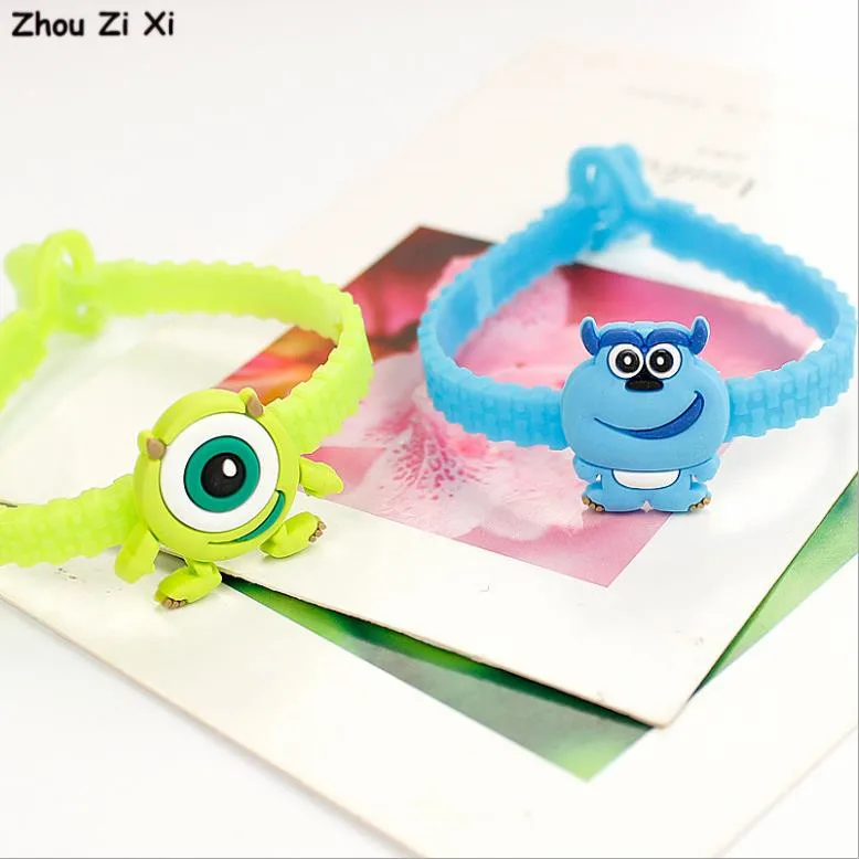 

Cute cartoon creation Monster university PVC children's bracelet toys