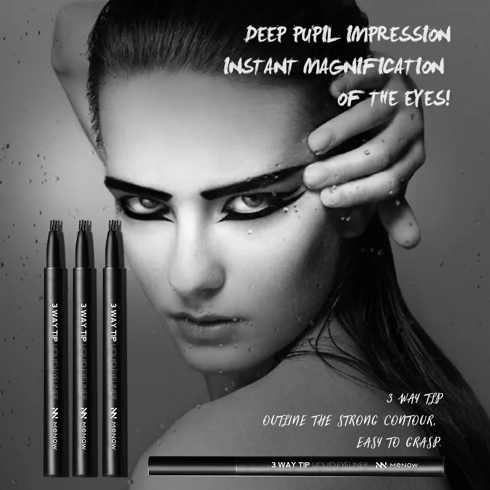 eyeliner eye liner menow makeup 2ml smoky tip pen professional way waterproof beauty aliexpress