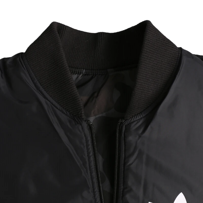 Original New Arrival Adidas Originals GRAPHIC REV BOM Men's Cotton-padded Reversible Jacket Sportswear