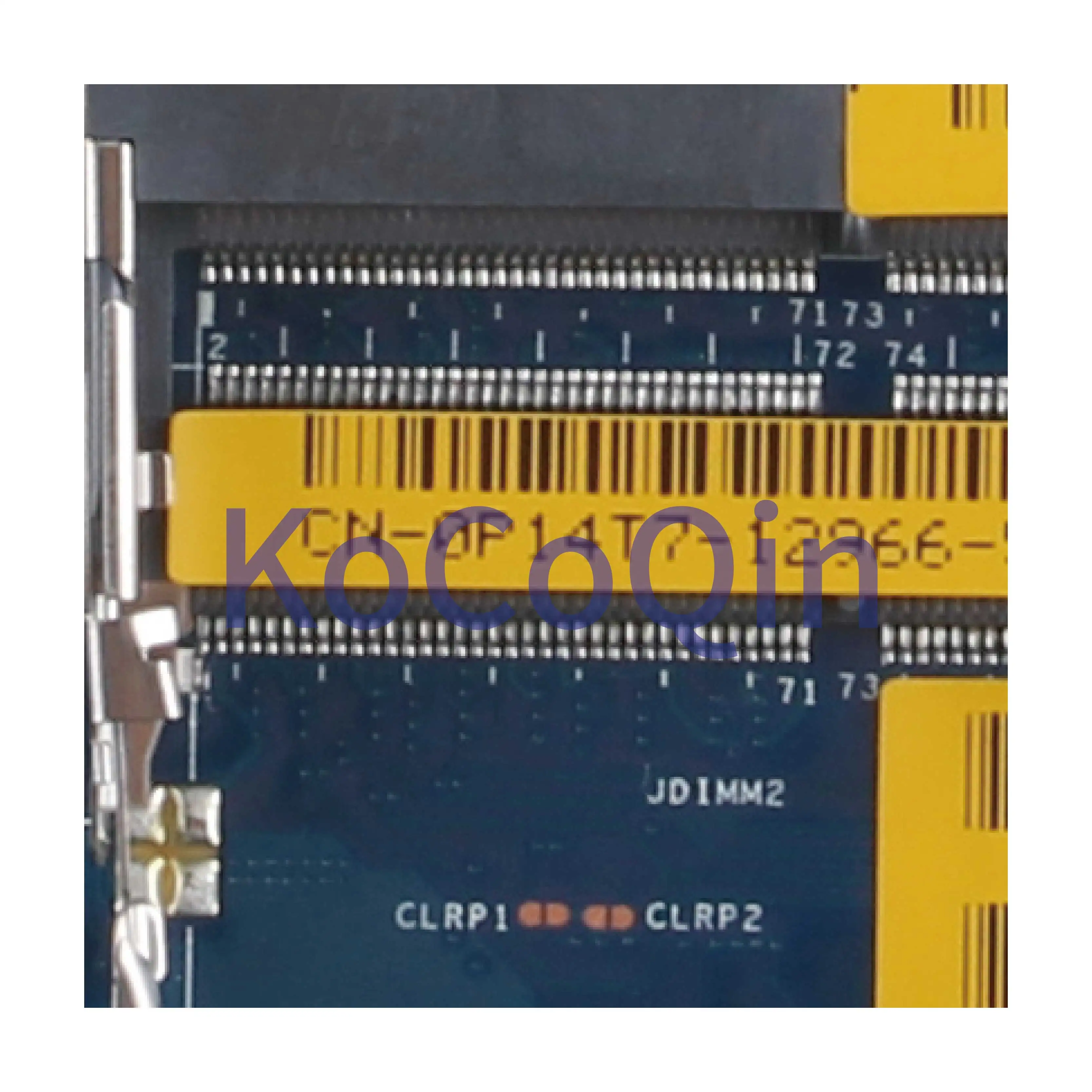 remarkable  KoCoQin Laptop motherboard For DELL Inspiron 15R 3521 5521 I5-3337 Mainboard CN-0P14T7 0P14T7 VAW01