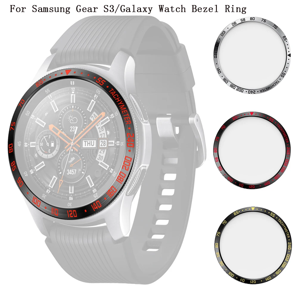 

For Samsung Galaxy Watch 42/46mm adhesive protective case Super thin smart watch cover soft housing for gear S3 watch Bezel Ring