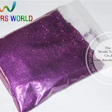 B0801 персик Фиолетовый Цвет Блеск порошок-0,2 мм ногтей блёстки шестиугольные ослепительно порошок, сверкающая пудра ручной работы