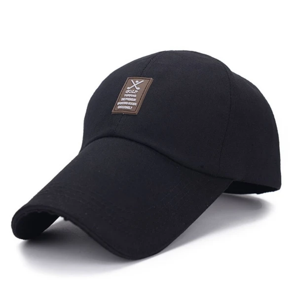 Унисекс для женщин и мужчин спортивная шапочка для мужчин гольф Snapback Ccasquette Bone Gorras упражнения шляпы для гольфа Бейсбол - Цвет: Черный