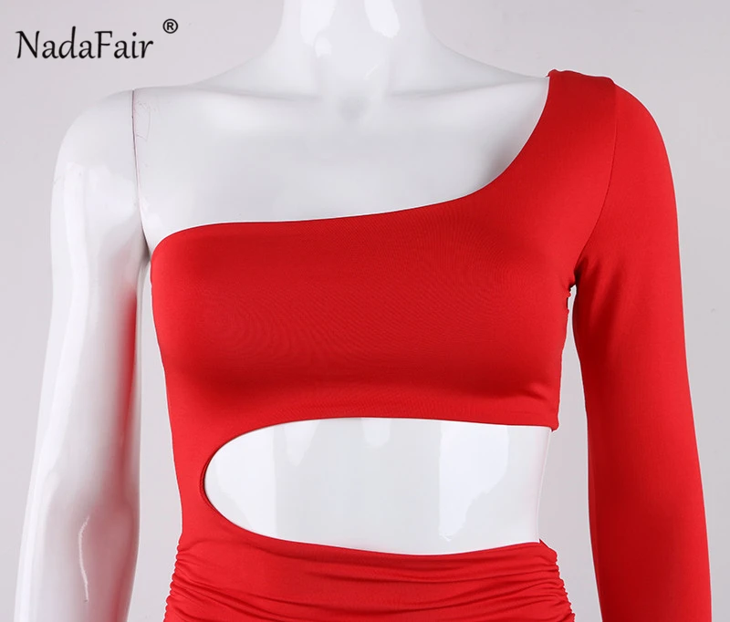 one shoulder bodycon vestido05