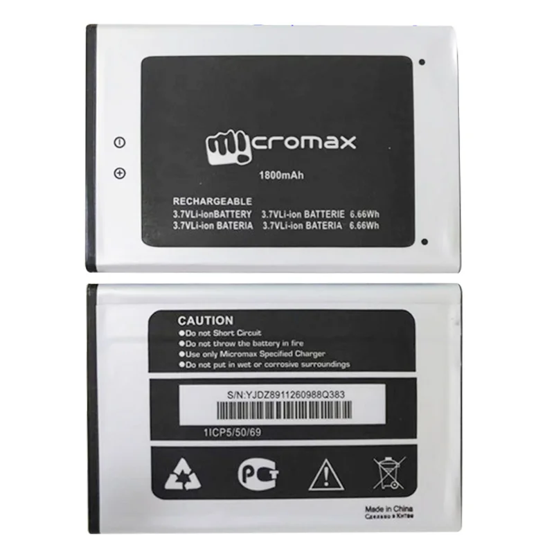 Новинка высокое качество для Micromax Q383 Bolt запасной мобильный телефон аккумулятор