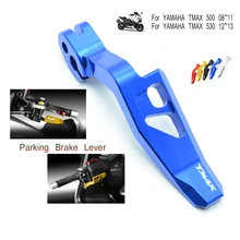 For yamaha tmax 530 500 2012 2013 2014 13 High Quality TMAX 500 08-11 T-MAX 530 12-16 XP530 CNC Motorcycle Parking Brake Lever fasp tmax 530 motorcycle scooter sticker decal modified vehicle decorate protect high quality pvc stickers for tmax 530 17 18