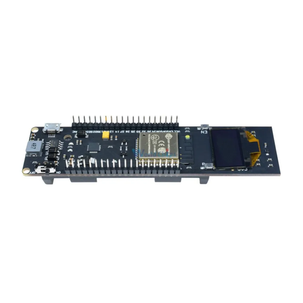5 шт. макетная плата для модуля ESP32 OLED дисплей 0 96 дюйма литиевая батарея 18650 Wi Fi