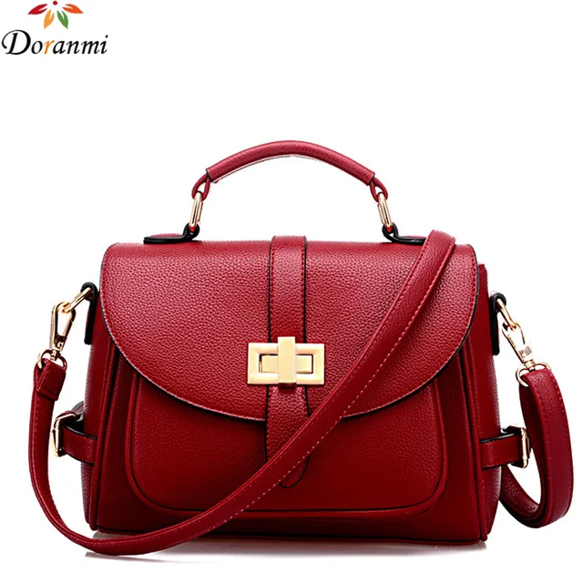 Doranmi Fashion Vintage Handbags For Women 2017 Stylish Brand Doranmi Fashion Vintage Handbags For Women 2017 Stylish Brand Designer Luxury Shoulder Bag Lock Cover Messenger