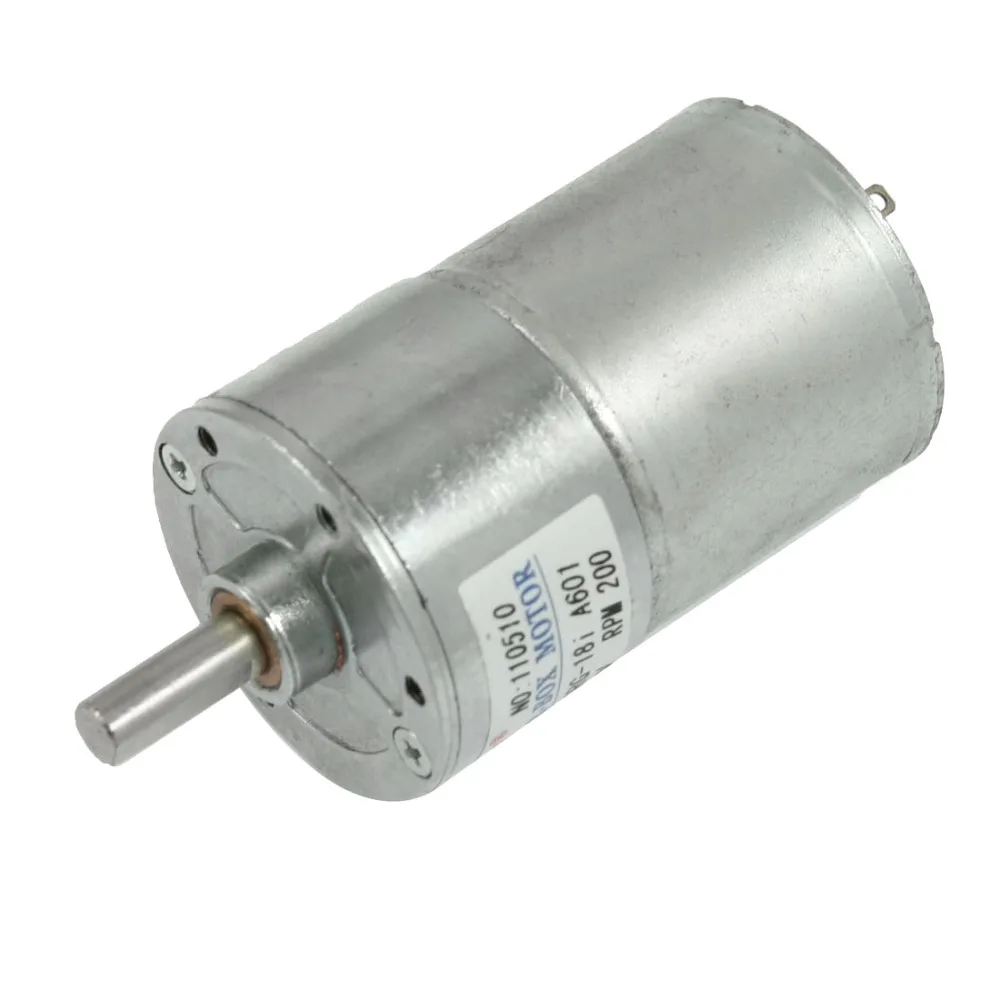 

Uxcell Newest 1 Pcs 160mA 200RPM DC 12V 0.7Kg-cm High Torque Permanent Magnetic Gear Motor