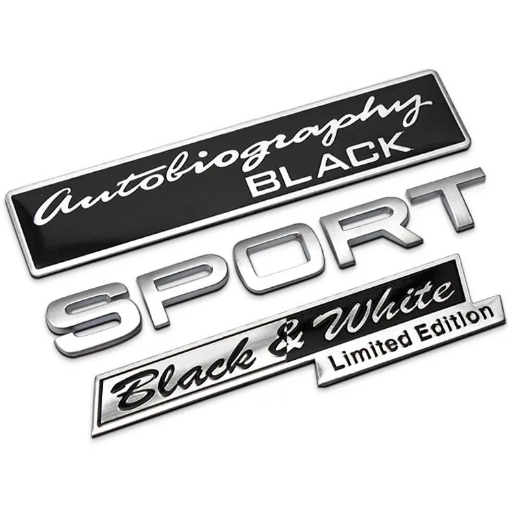 Autobiography-Limited-Edition-SPORT-Chrome-Metal-Car-Styling-Tail-Emblem-Badge-Auto-Exterior-3D-Decor-Sticker