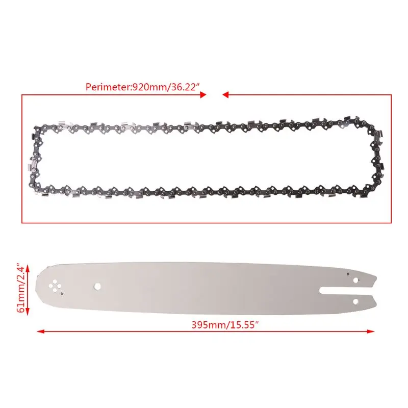 1 Набор 1" прочная направляющая и 3/8" LP 50DL Пильная цепь для STIHL MS170 MS180 MS250 цепочки, аксессуары