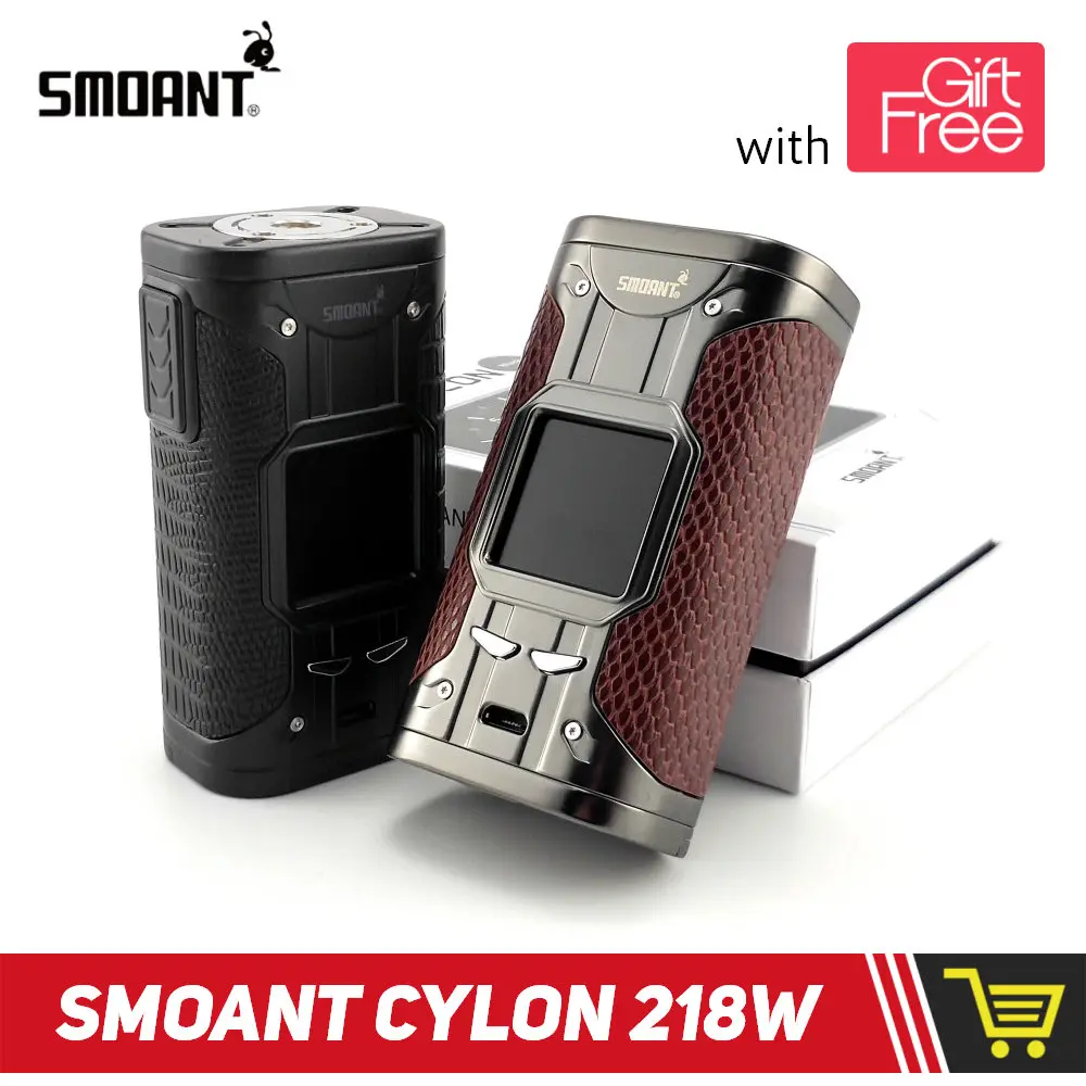 Оригинальная электронная сигарета TC Mod Smoant cylon 218 w коробка мод с 1 3 дюймовым