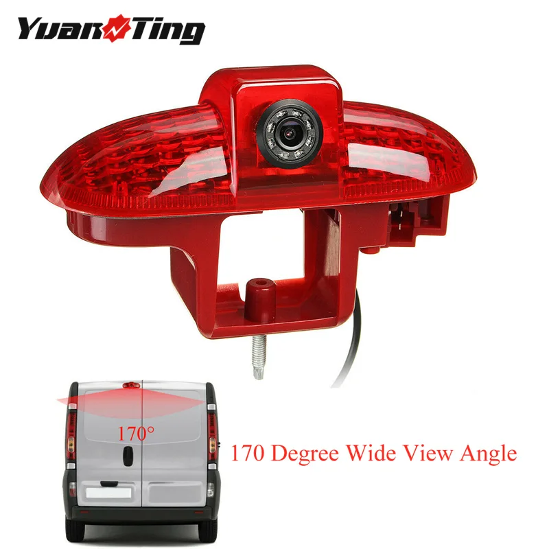 

YuanTing Car Brake Led Light Lamp Reverse Rear View Backup Parking Night Vision Waterproof Camera For Renault Trafic 2001-2014