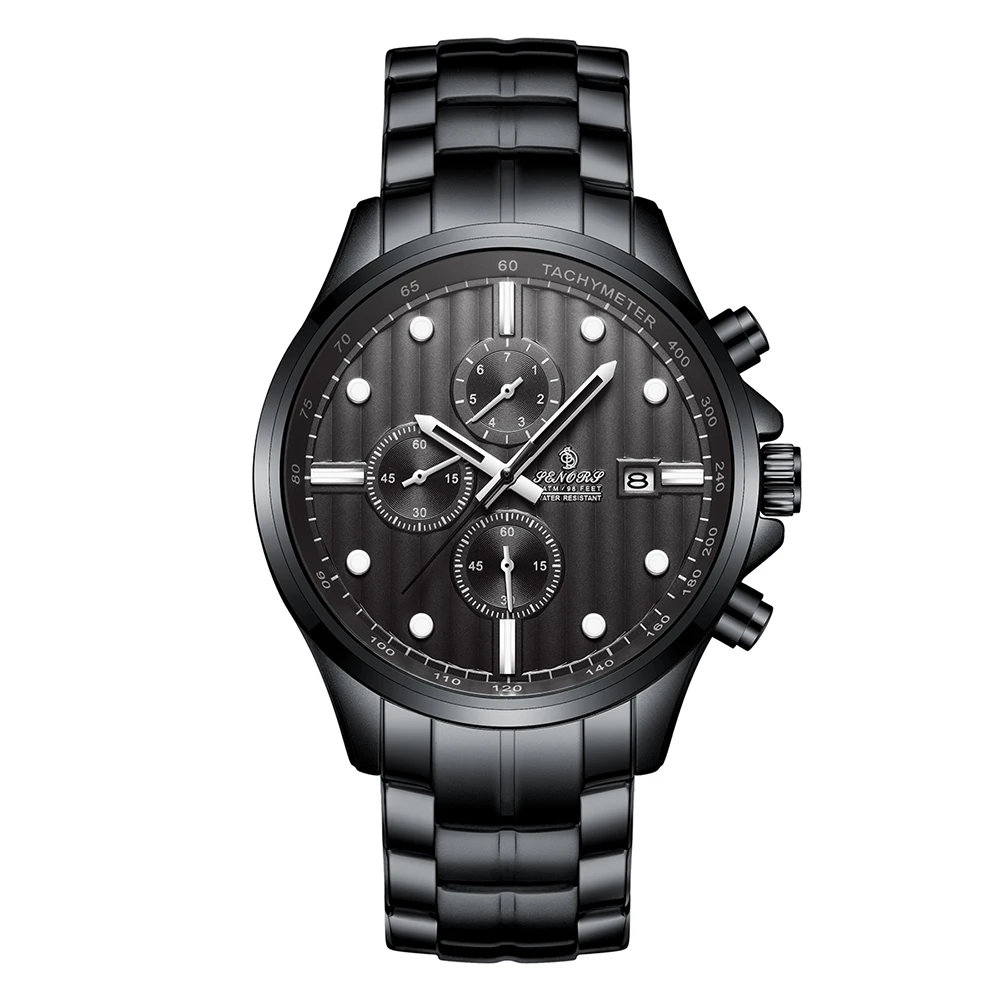 2019 New Watches Men Luxury  Chronograph Men Sports Watches Waterproof Full Steel Quartz Men's Watch Relogio Masculino
