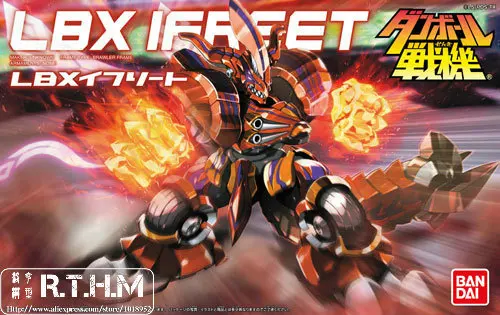 

1pcs Bandai Danball Senki Plastic Model 016 LBX Ifreet Scale Model wholesale Model Building Kits free shipping lbx toys