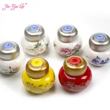 JIA-GUI LUO Глазурованный керамический чай кунг-фу чай пуэр сушеные фрукты запечатанные банки сушеная фруктовая коллекция портативный путешествия чайная коробка D077