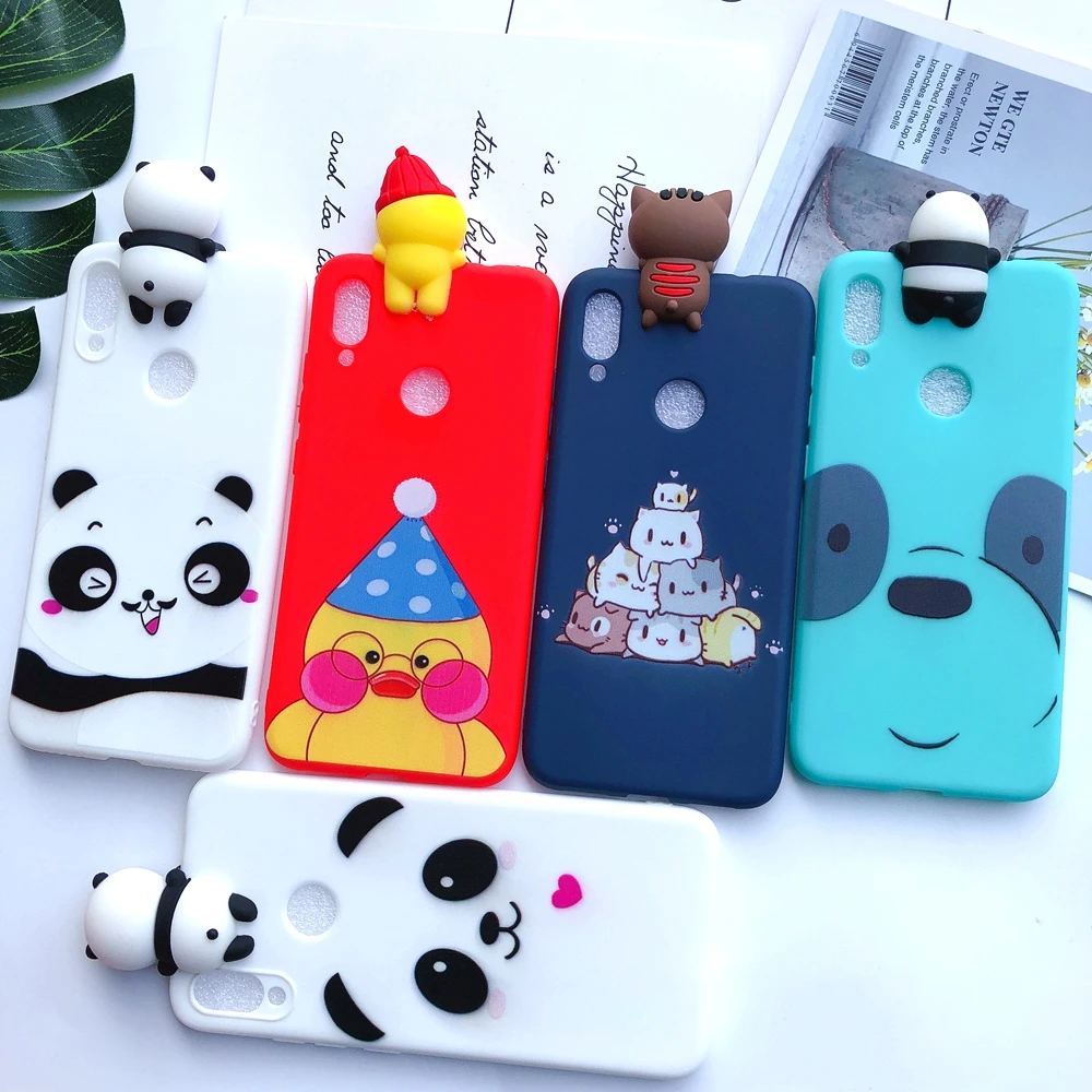 A10E A20E чехол etui samsung A10S A20S A30S A50S A70S силиконовый чехол 3D Kawaii чехол Galaxy A10 A20 A30 A40 A50 A60 чехол