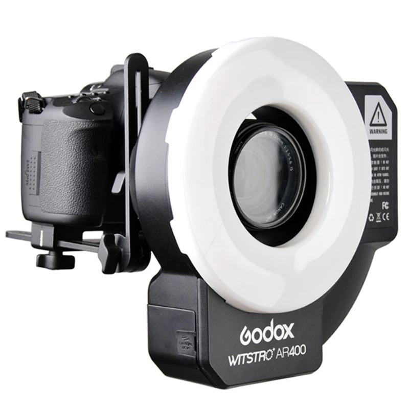 Godox Witstro AR400 400 Вт литий-ионный аккумулятор HSS 2 в 1 Кольцевая вспышка Speedlite светодиодный светильник для портретной свадебной фотосъемки