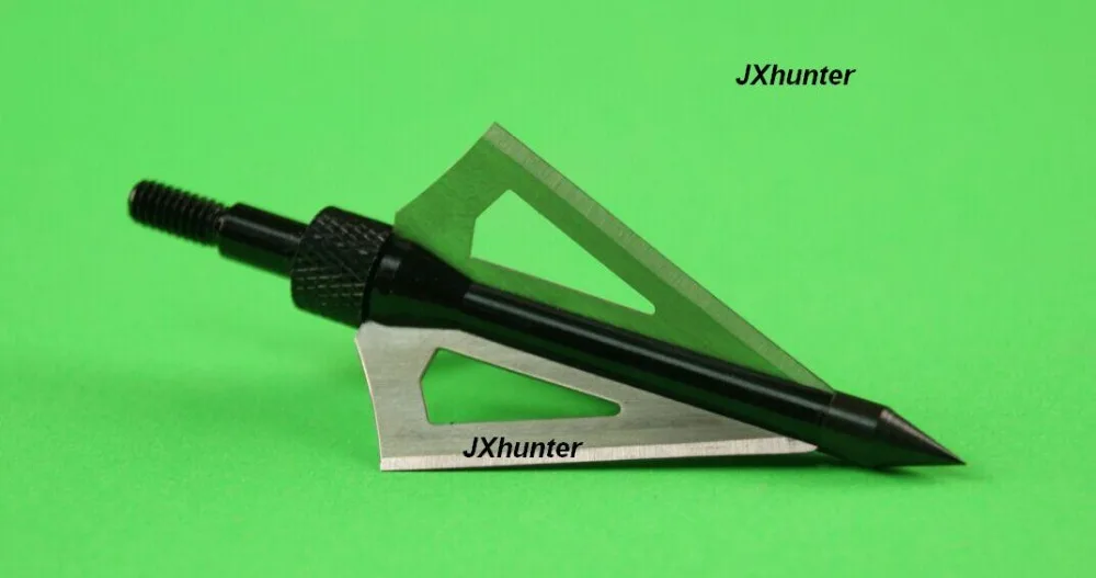 6PK archery hunting compound bow arrow heads arrow tips 100 grain 3