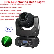 New Arrival 60W LED Moving Head Spot Stage Lighting 10/12 DMX Channel High-Quality 3 Facet Prism Led Moving Disco DJ Lights цена New Arrival 60W LED Moving Head Spot Stage Lighting 10/12 DMX Channel High-Quality 3 Facet Prism Led Moving Disco DJ Lights цены онлайн
