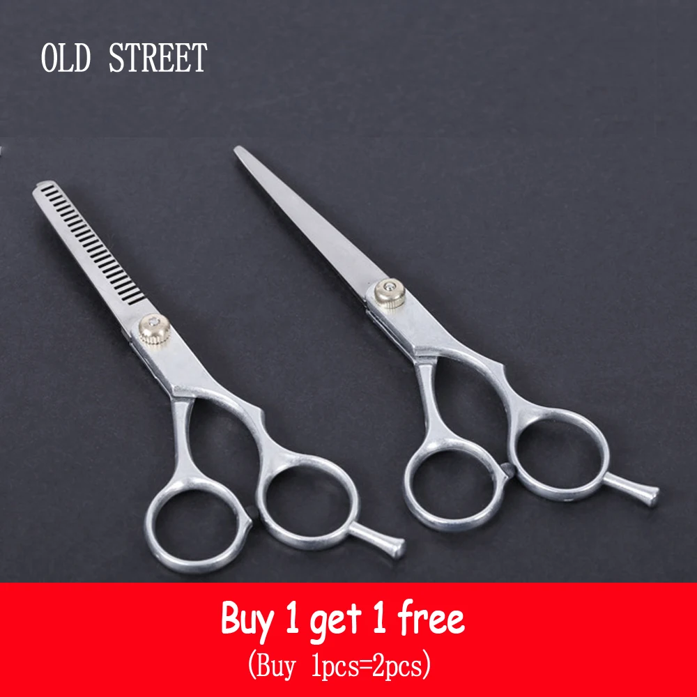 6 Inch Double Side Teeth Thinning And Cutting Scissors Professional