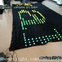 Smd-лампы 4*2 м RGB vision занавес P15 светодиодный видео занавес