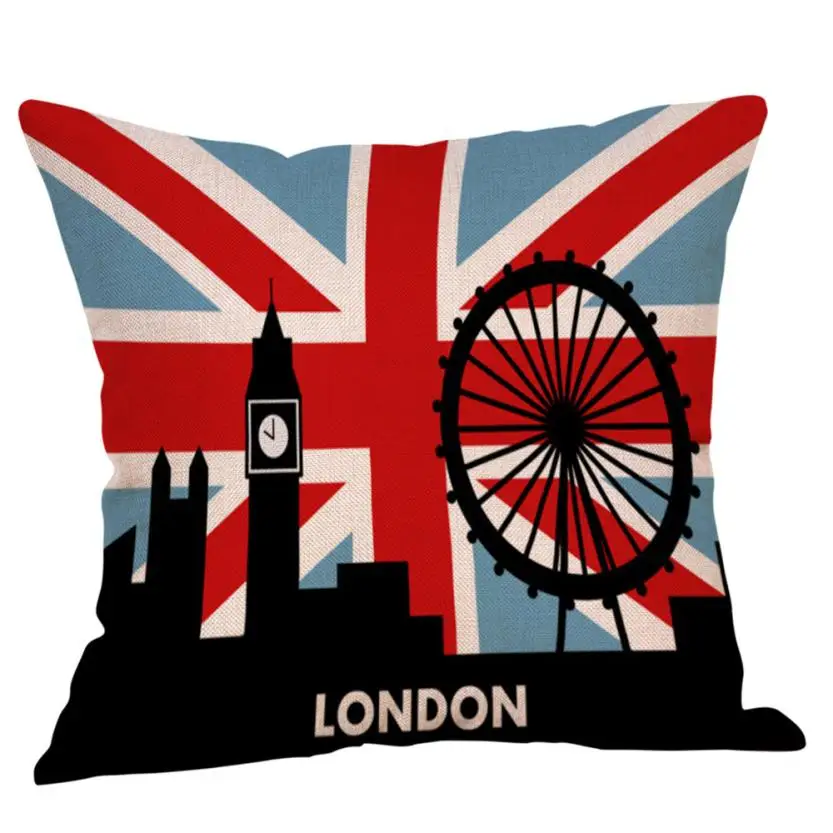 Pillow Neck Pillows Happy British National Day Pillow Cases Sofa Cushion Cover Home Decor Pillow