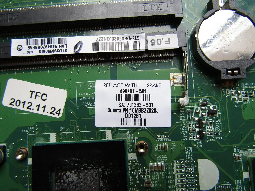 698491-001 698491-501 для hp павильон Sleekbook 14-B 14-b030TU 14-b016TU Материнская плата ноутбука полностью протестировано работа