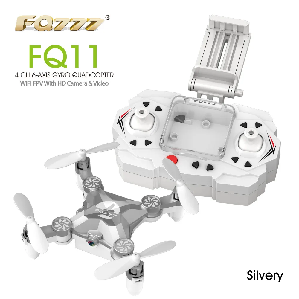 

FQ777 FQ11W WIFI FPV Mini Pocket Drone 4CH 2.4G Airplanes With 0.3MP Camera Rotatable RC Quadcopter