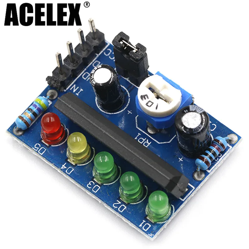

5PCS KA2284 Power Battery Level Indicator Pro Audio Level Indicating Module 5 LED Controller AC DC Signal Pcb Board 3.5V-12V