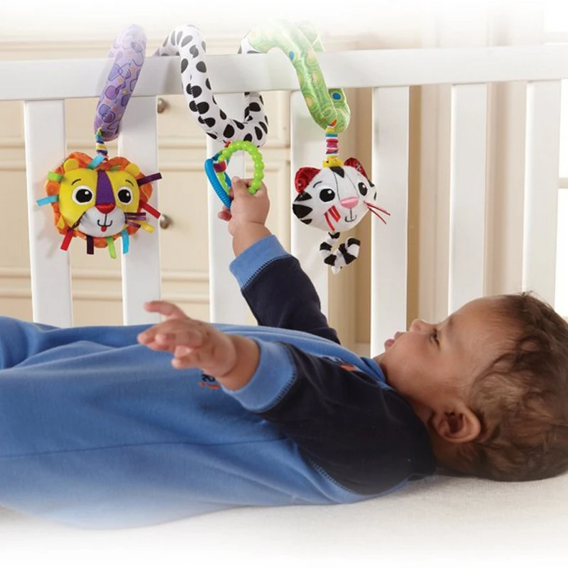

Bedtime Bear Brain Game Baby Rattle Stuffed Plush Doll Magic R Musical Sound Car Bed Hanging Toy Toys Bell Ring Infant Lion