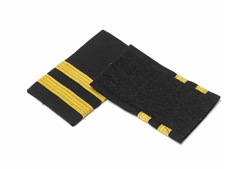 Эполеты летчика авиакомпании Four Gold Bar Наплечные панели слайдеры эполет для