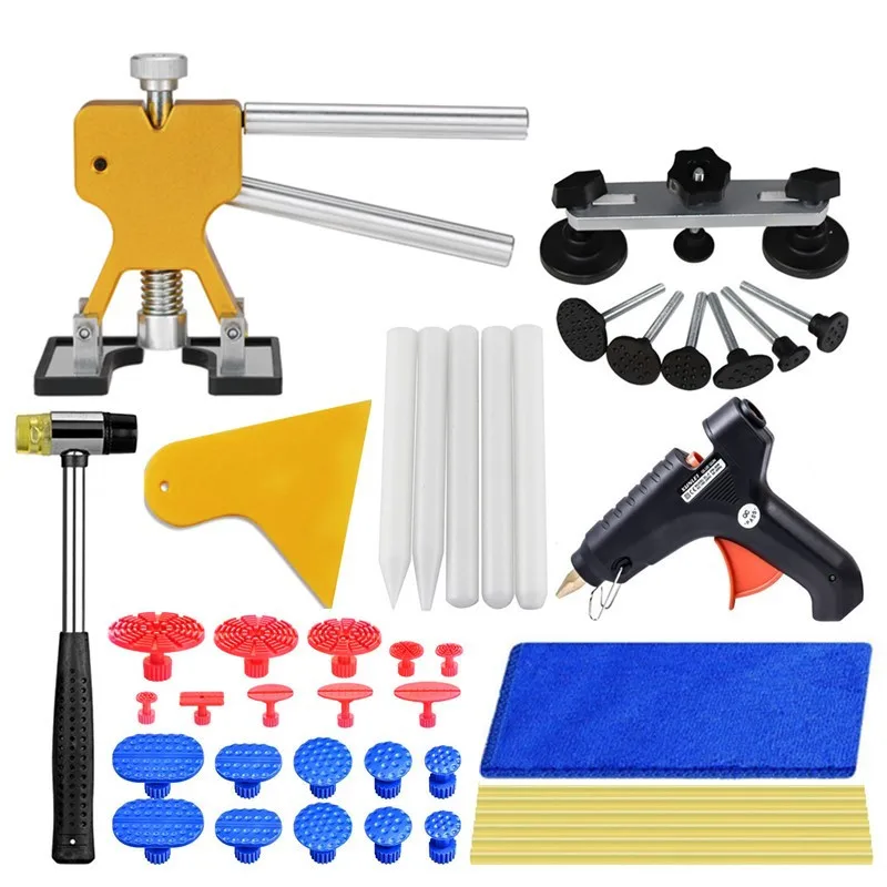 

PDR tools Dent Repair Lifter Tools Glue Gun and Sticks Professional Car PDR Tools Glue Watering Paintless Tool Kit