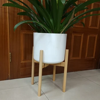 

Adjustable Plant Stand Holder Rack Wooden Sturdy for Flower Potted Indoor Outdoor MYDING