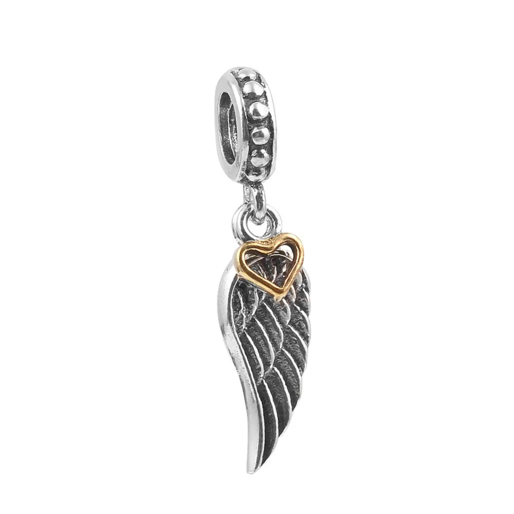 charm pandora ala e cuore charm pandora ala e cuore
