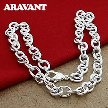 925 Silver Simple Lobster Necklaces Chains For Women Men Fashion Jewelry unisex necklaces 925 silver lobster clasp necklaces for women men fashion jewelry