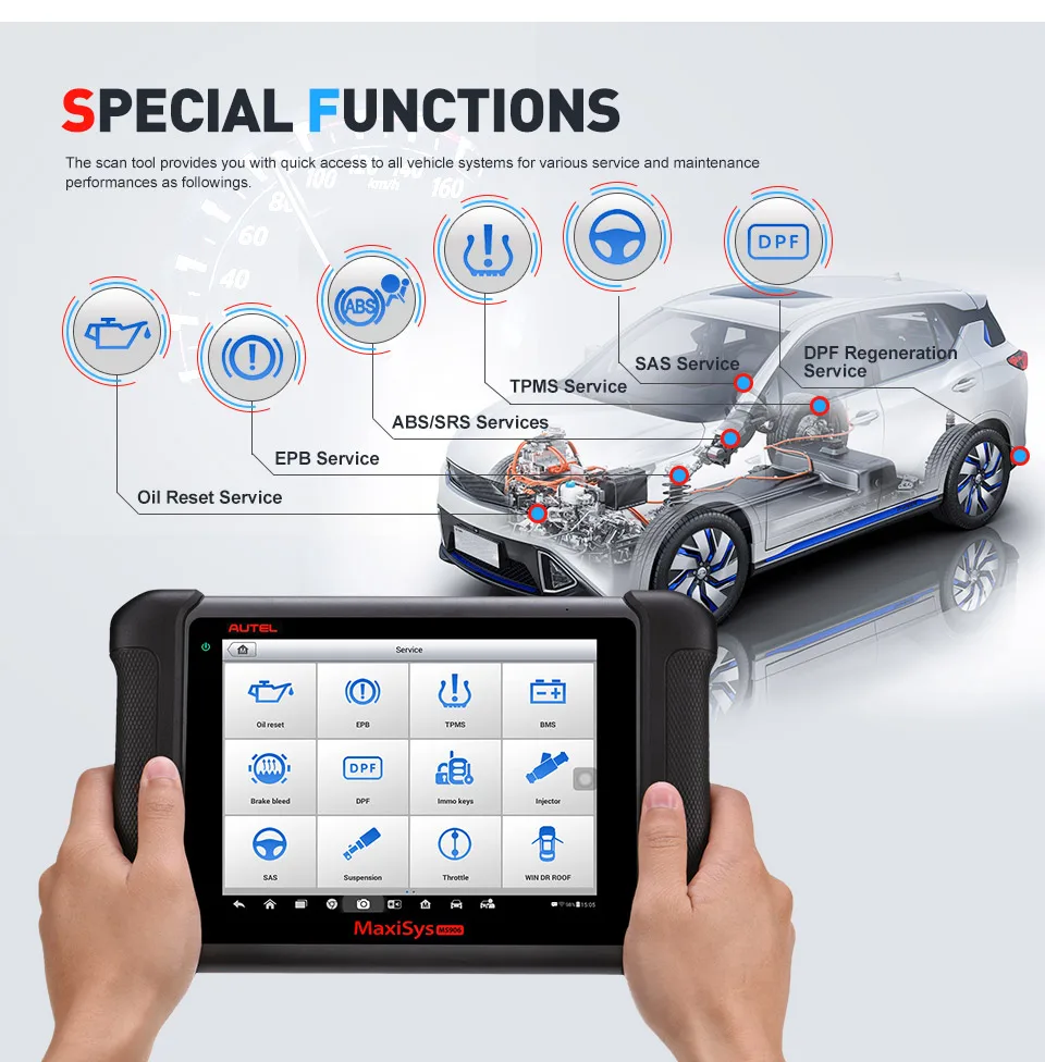 Autel MaxiSys MS906 OBD2 сканер автомобильный диагностический инструмент MS 906 ключ программируемый код считыватель OEM инструменты ключ кодирование PK DS808