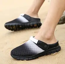 New Design Unisex Mesh Breathable Sandals 2017 Summer Flat Heel Casual Sandals Men Couples Beach Flip Flops Slippers