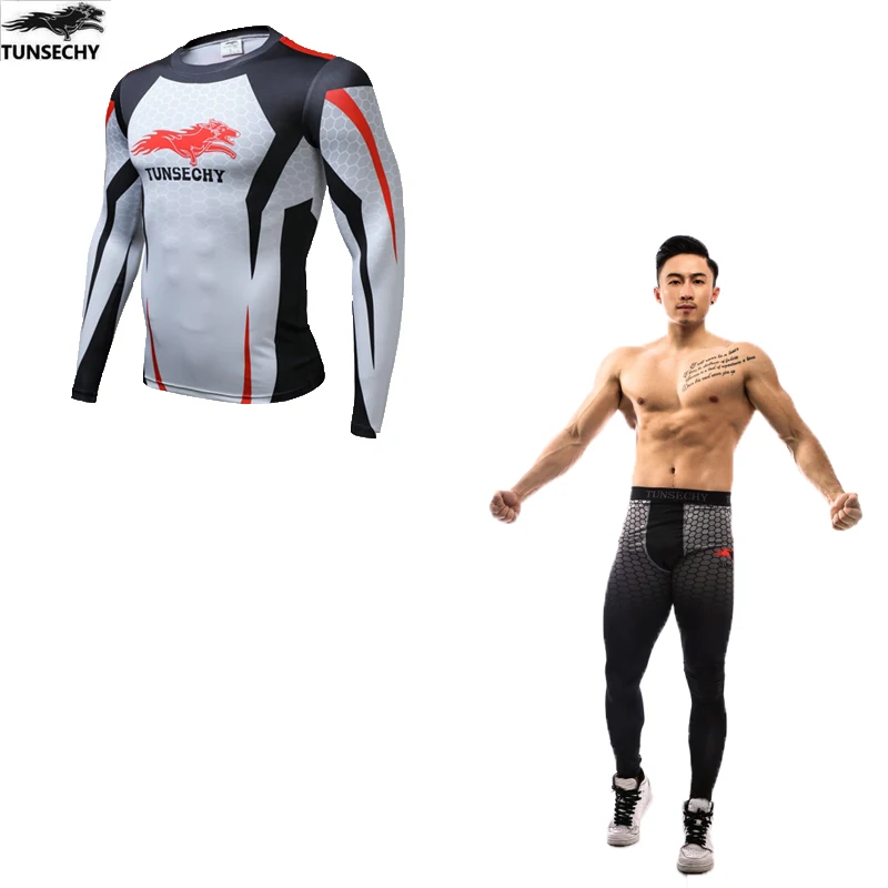 

Top quality new thermal underwear men underwear sets compression thin sweat quick drying thermo underwear men clothing