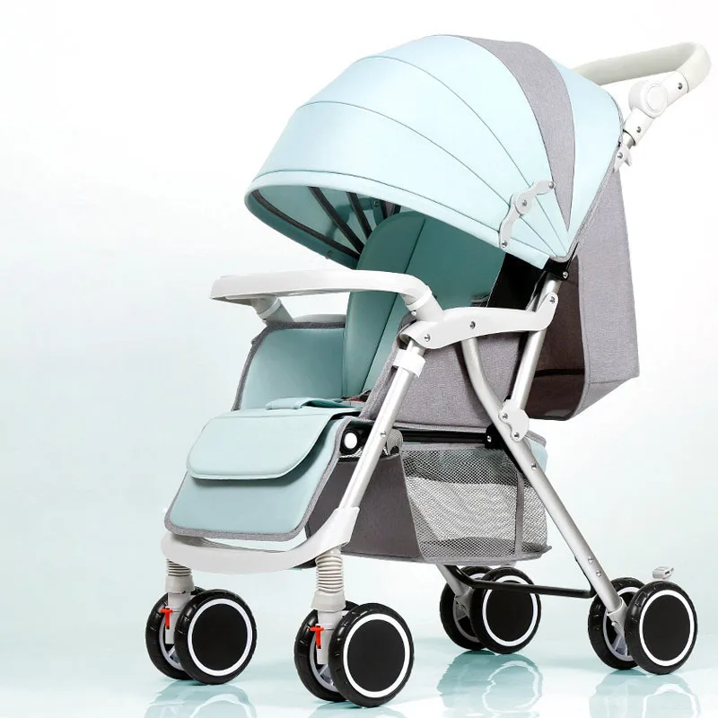 

Lightweight baby stroller high quality folding strollers strong frame universal front wheel full umbrella cover strollers